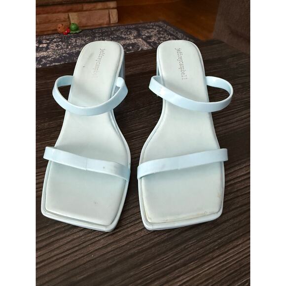 Jeffrey Campbell Shoes - Jeffrey Campbell Jamm3 Baby Blue Simple Jelly Sandal Sz. 7